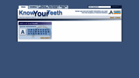 What Knowyourteeth.com website looked like in 2022 (1 year ago)