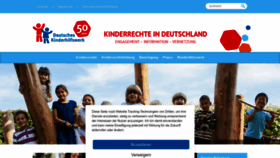 What Kinderrechte.de website looked like in 2022 (1 year ago)
