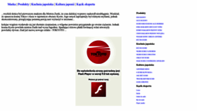 What Kochamsushi.pl website looked like in 2022 (1 year ago)