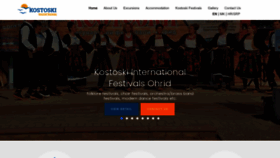 What Kostoski.mk website looked like in 2022 (1 year ago)