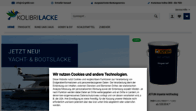 What Kolibrilacke.de website looked like in 2022 (3 years ago)
