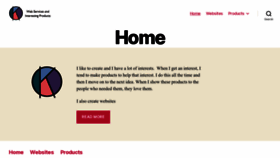 What Kevinone.com website looked like in 2022 (1 year ago)