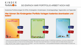 What Kindergarten-portfolio-vorlagen-kostenlos.de website looked like in 2022 (1 year ago)