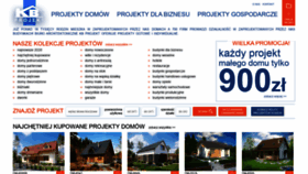 What Kbprojekt.pl website looked like in 2022 (1 year ago)