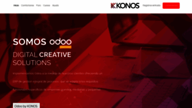 What Konos.cl website looked like in 2022 (1 year ago)