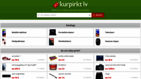 What Kurpirkt.lv website looked like in 2022 (1 year ago)