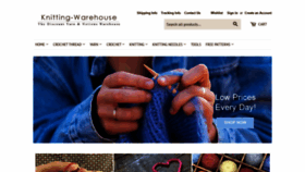 What Knitting-warehouse.com website looked like in 2022 (1 year ago)