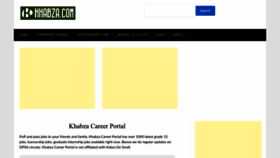 What Khabza.com website looked like in 2022 (1 year ago)