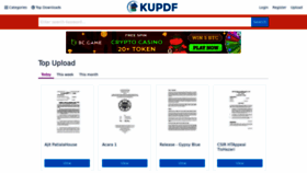 What Kupdf.com website looked like in 2022 (1 year ago)