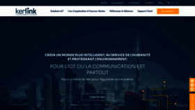 What Kerlink.fr website looked like in 2022 (1 year ago)