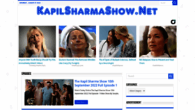 What Kapilsharmashow.net website looked like in 2022 (1 year ago)