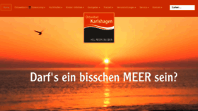 What Karlshagen.de website looked like in 2022 (1 year ago)