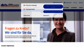 What Krebsinformationsdienst.de website looked like in 2022 (1 year ago)