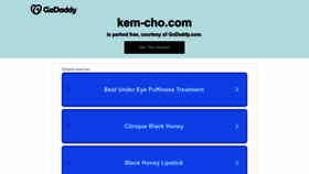 What Kem-cho.com website looked like in 2022 (1 year ago)