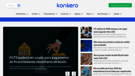 What Konkero.com.br website looked like in 2022 (1 year ago)