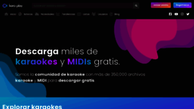 What Karaoplay.com website looked like in 2022 (3 years ago)