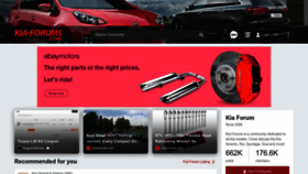 What Kia-forums.com website looked like in 2022 (1 year ago)