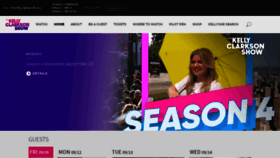 What Kellyclarksonshow.com website looked like in 2022 (1 year ago)