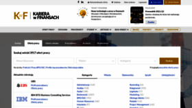 What Karierawfinansach.pl website looked like in 2022 (3 years ago)