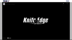 What Knifeedge.com website looked like in 2022 (1 year ago)