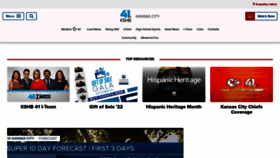 What Kshb.com website looked like in 2022 (1 year ago)