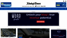 What Khaleejtimes.com website looked like in 2022 (1 year ago)
