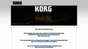 What Korgpa.com website looked like in 2022 (1 year ago)