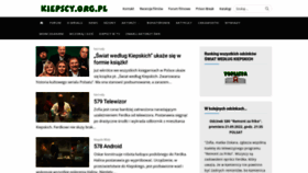 What Kiepscy.org.pl website looked like in 2022 (1 year ago)