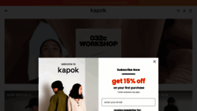What Ka-pok.com website looked like in 2022 (1 year ago)