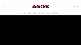 What Kidichicusa.com website looked like in 2022 (1 year ago)