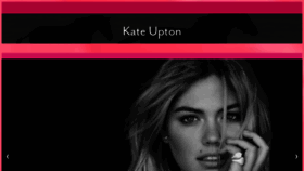 What Kateupton.com website looked like in 2022 (1 year ago)