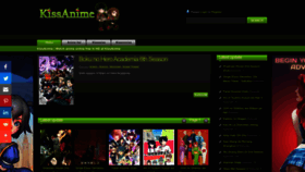 What Kissanime.pe website looked like in 2022 (1 year ago)