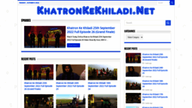 What Khatronkekhiladi.net website looked like in 2022 (1 year ago)
