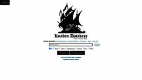 What Knaben.ru website looked like in 2022 (1 year ago)