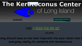 What Keratoconusdoc.com website looked like in 2022 (1 year ago)