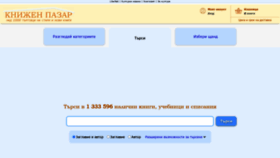 What Knizhen-pazar.net website looked like in 2022 (1 year ago)