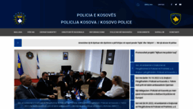 What Kosovopolice.com website looked like in 2022 (1 year ago)