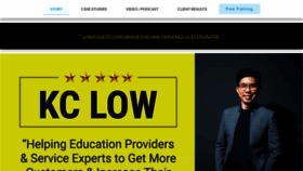 What Kclow.rocks website looked like in 2022 (2 years ago)