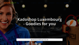 What Kadoshop.lu website looked like in 2022 (1 year ago)