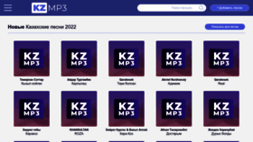 What Kzmp3.kz website looked like in 2022 (1 year ago)