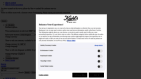 What Kiehls.co.uk website looked like in 2022 (1 year ago)