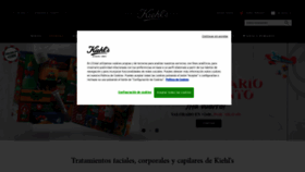 What Kiehls.es website looked like in 2022 (1 year ago)