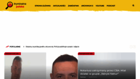 What Kryminalnapolska.pl website looked like in 2022 (1 year ago)