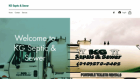 What Kgsepticsewer.com website looked like in 2022 (1 year ago)