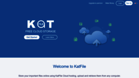 What Katfile.com website looked like in 2022 (1 year ago)