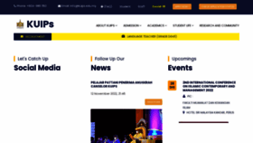 What Kuips.edu.my website looked like in 2022 (1 year ago)