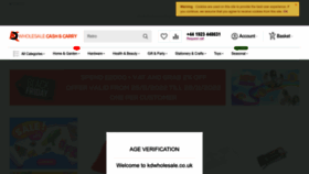 What Kdwholesale.co.uk website looked like in 2022 (1 year ago)