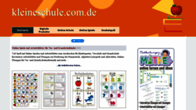 What Kleineschule.com.de website looked like in 2022 (1 year ago)