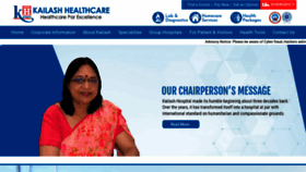 What Kailashhealthcare.com website looked like in 2022 (1 year ago)