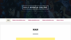 What Kaijimanga.com website looked like in 2022 (1 year ago)